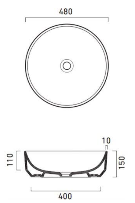 CATALANO _ 148AGR00 - Green 48 Wash Basin