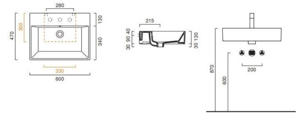 CATALANO _ 160VP00 - Premium 60 Wash Basin