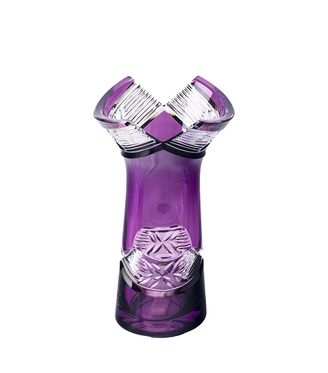 Caesar Crystal Bohemiae - Purple Vase