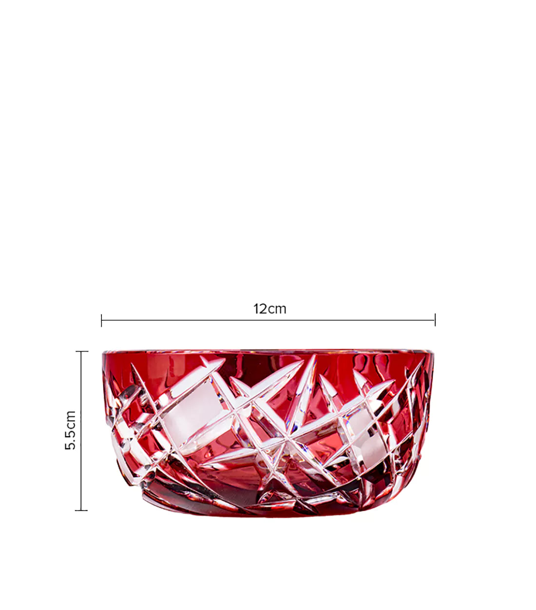 CAESAR CRYSTAL BOHEMIAE - Anthurium Bowl of the Gods - Brilliantly Crafted Crystal Bowl.