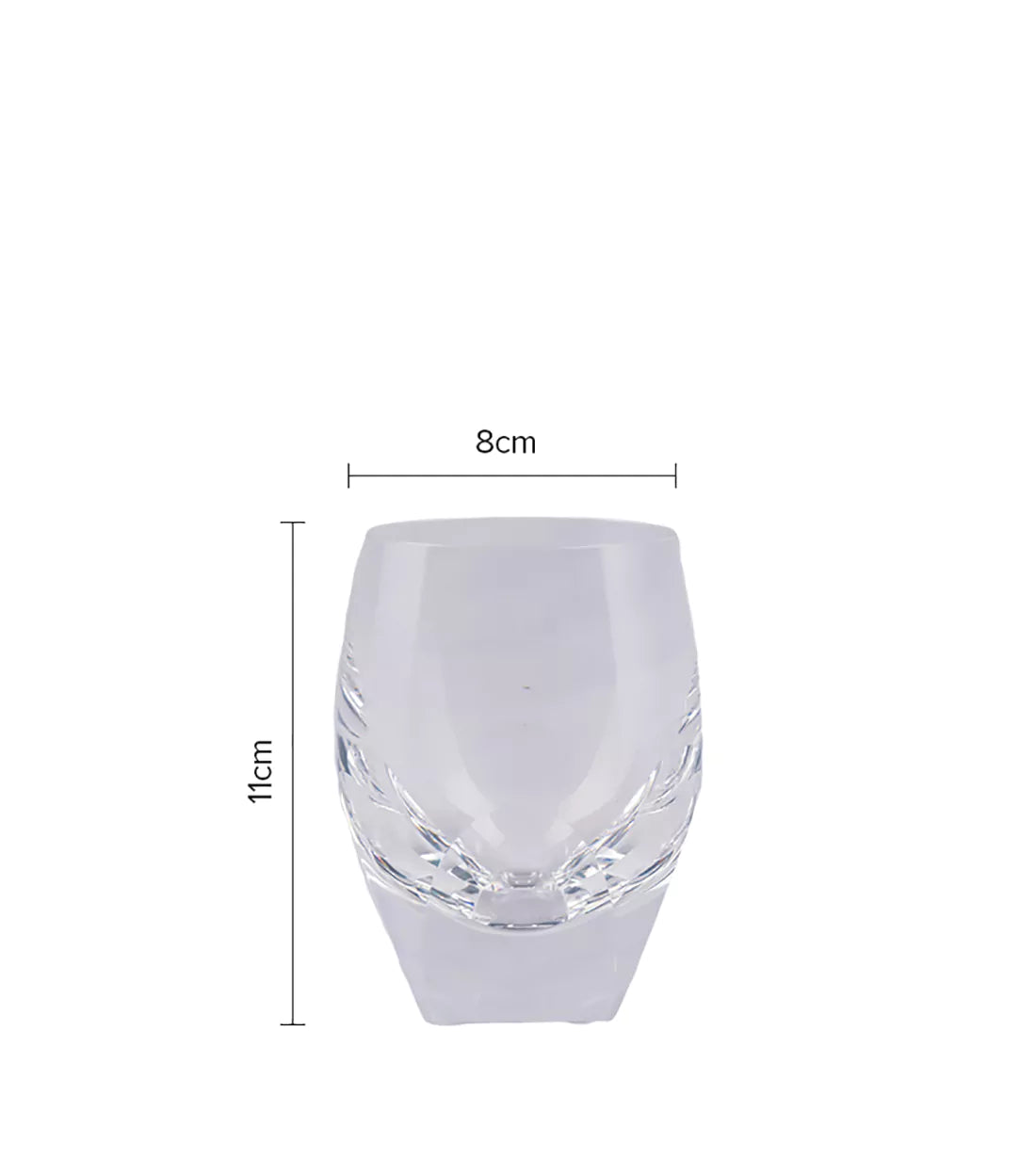 MOSER - Bar Tumbler - Optical Illusion of melting ice cubes.