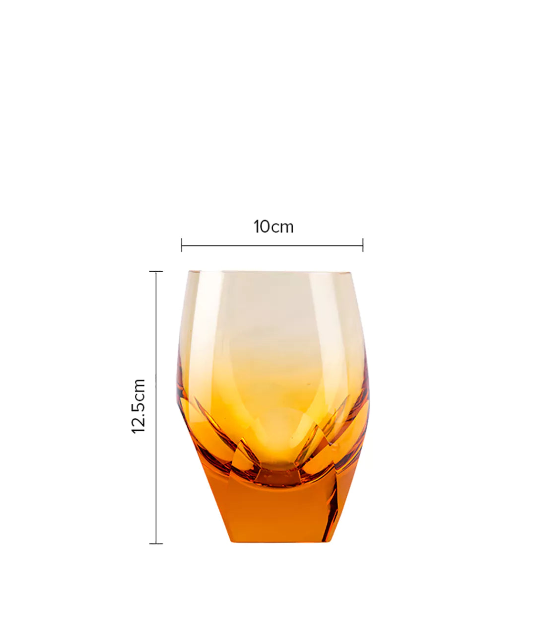 MOSER - Topaz Double Old-Fashioned - A Beautiful Lead-Free Glass in a Lovely Shade