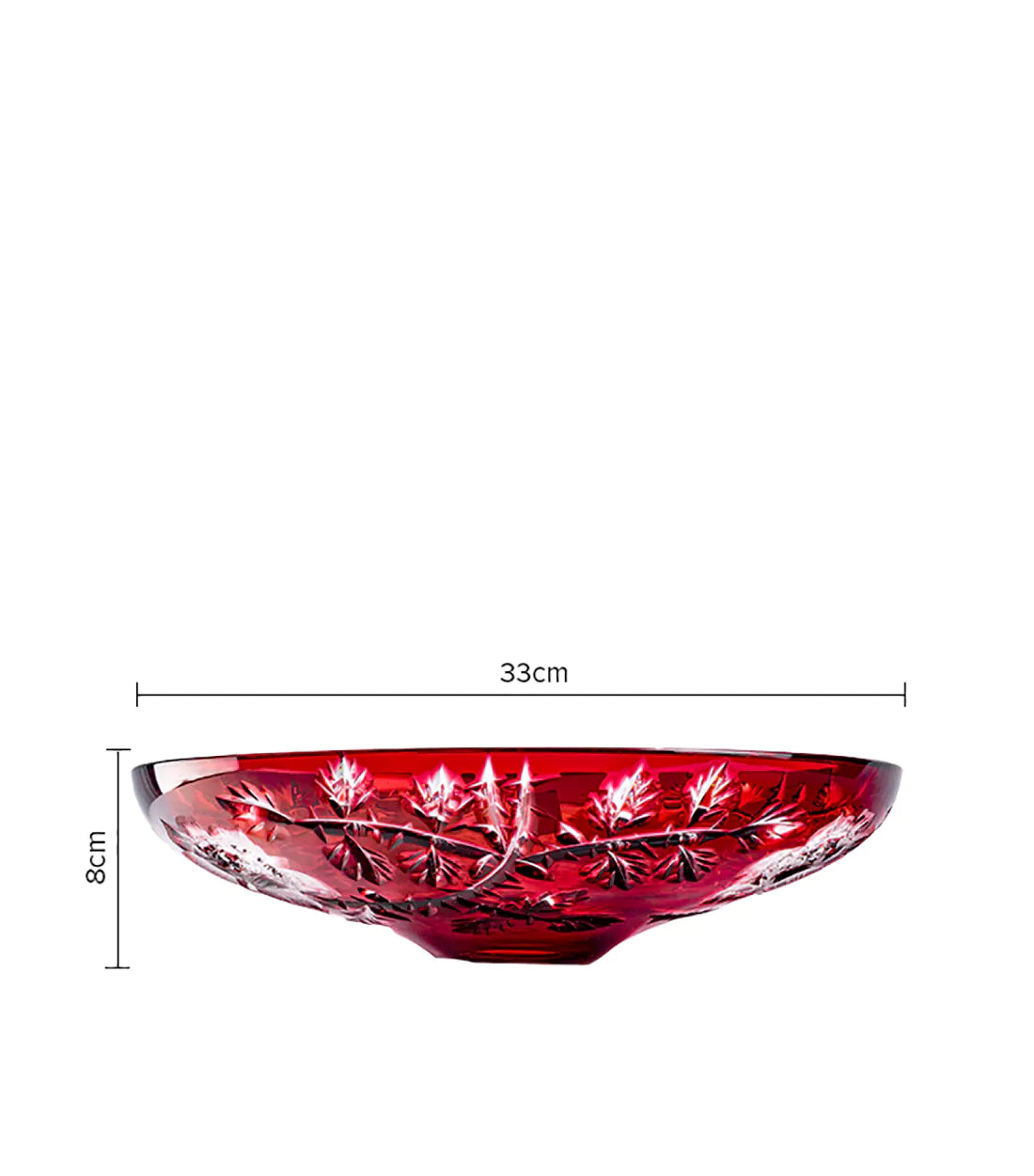 CAESAR CRYSTAL BOHEMIAE - Plate Festoonery - Cold Fire of Mars.