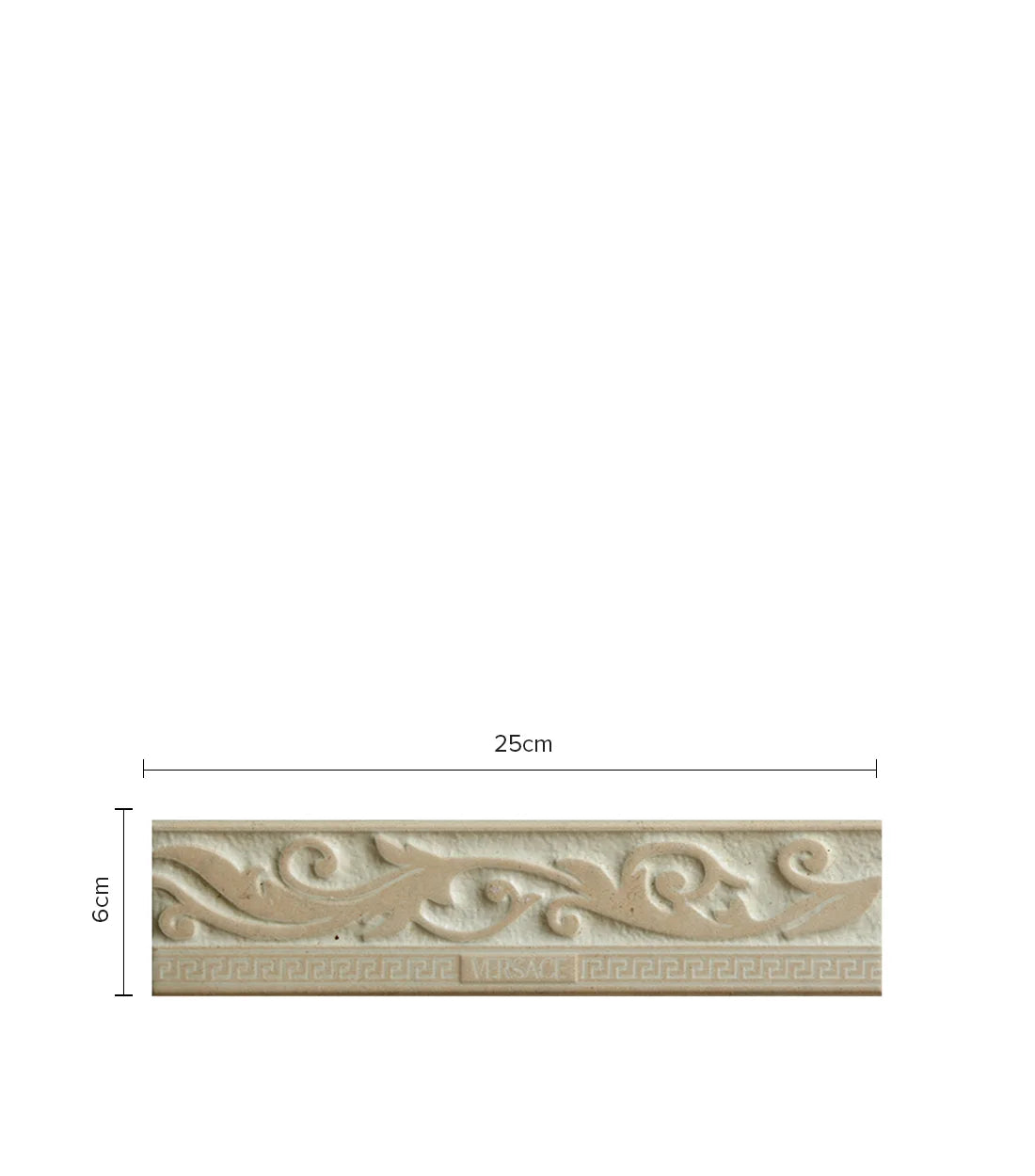 Versace Tiles- Listellio Classic Rosa- This Border tile is a classic symbol that never runs out of style.