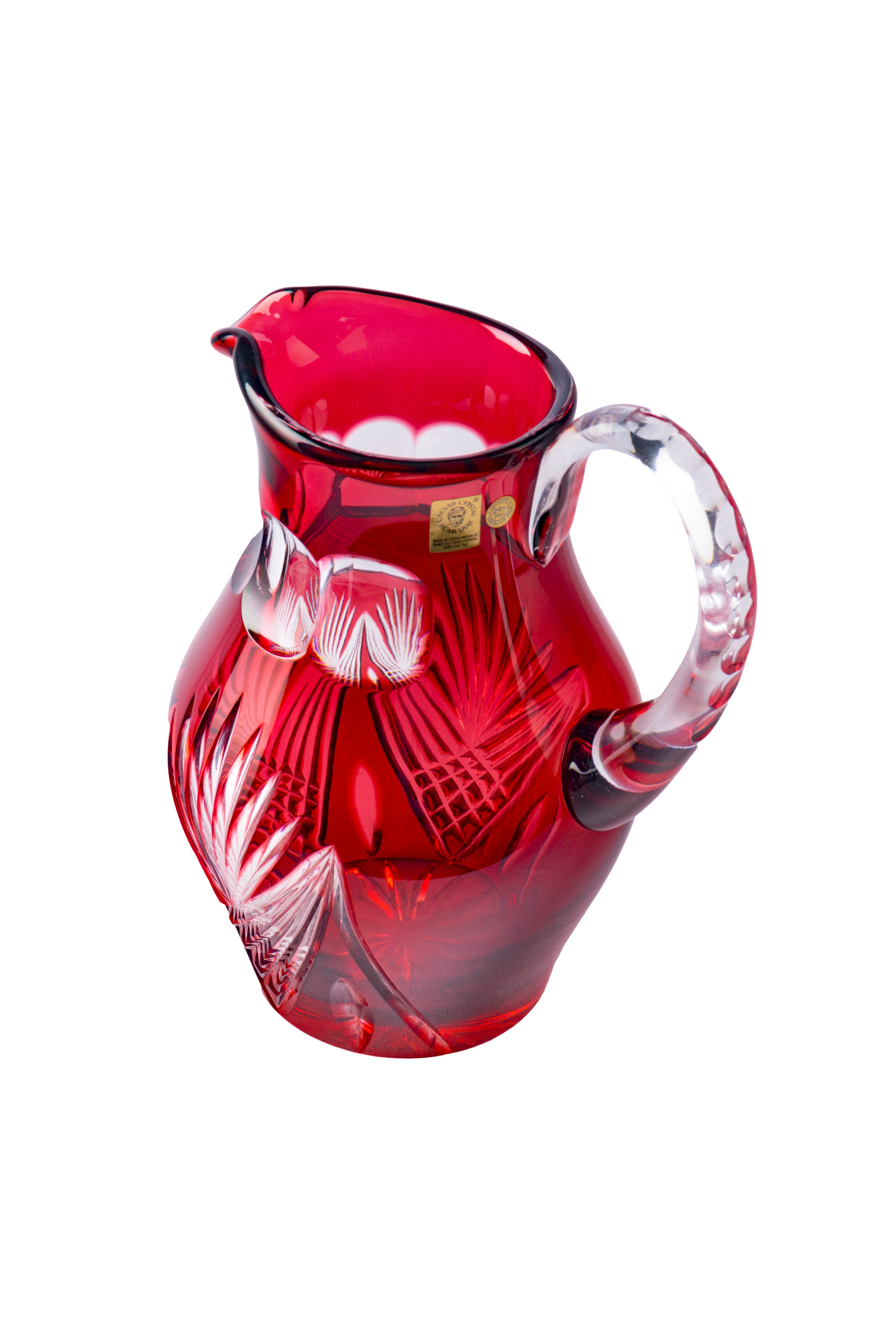 Caesar Crystal Bohemiae - A crystal- cut ergonomic jug with an alluring design