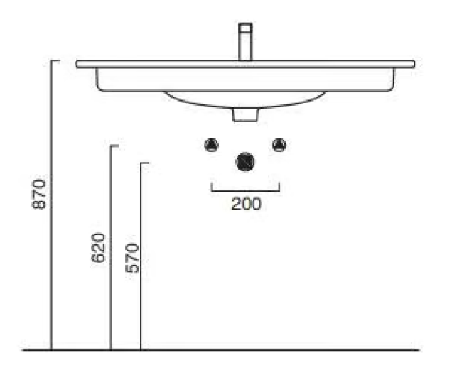 CATALANO _ 110SF00 - Sfera 100 Wash Basin