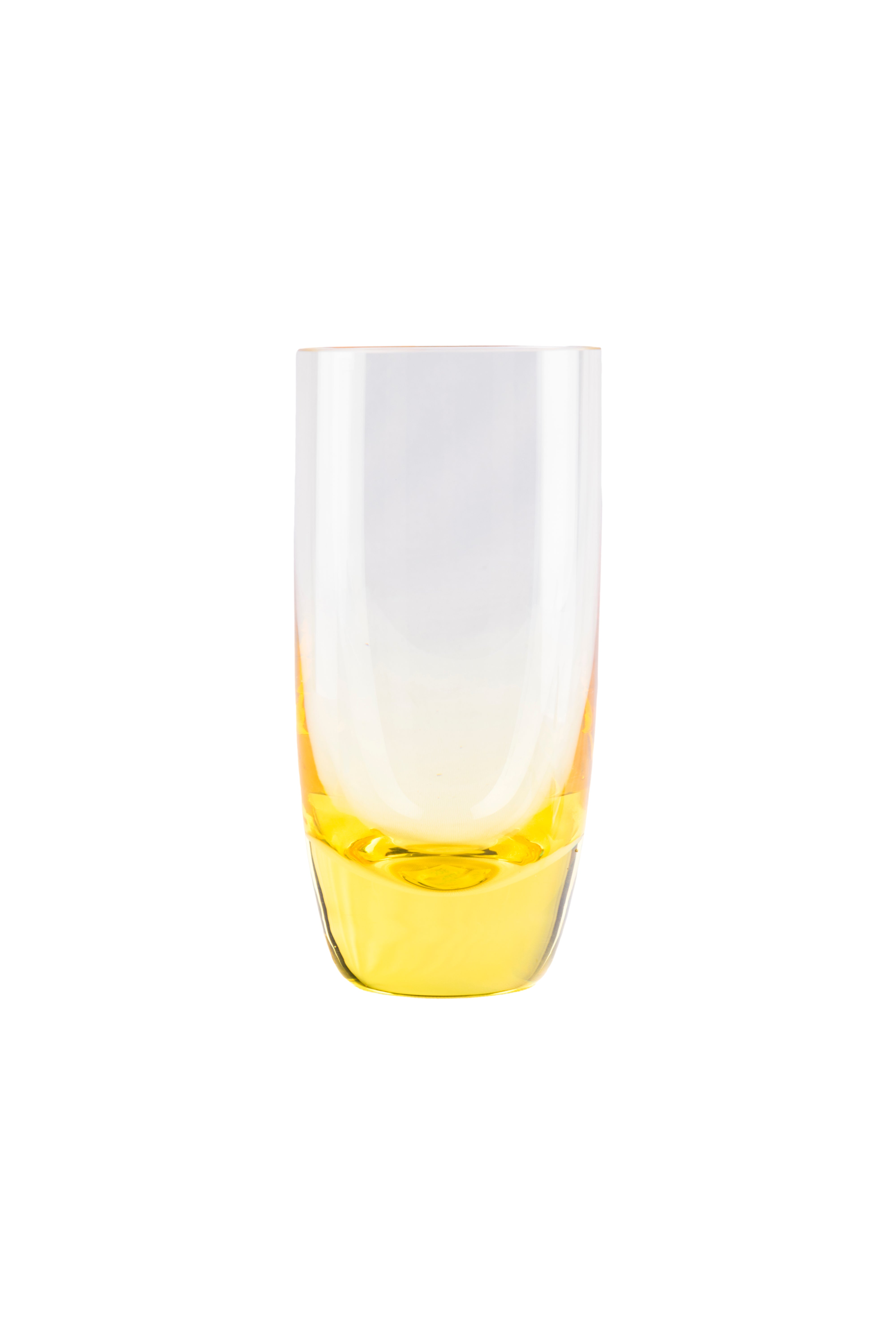 MOSER - Yellow Tint Liqueur Glass - Raise a toast in style and create unforgettable moments.