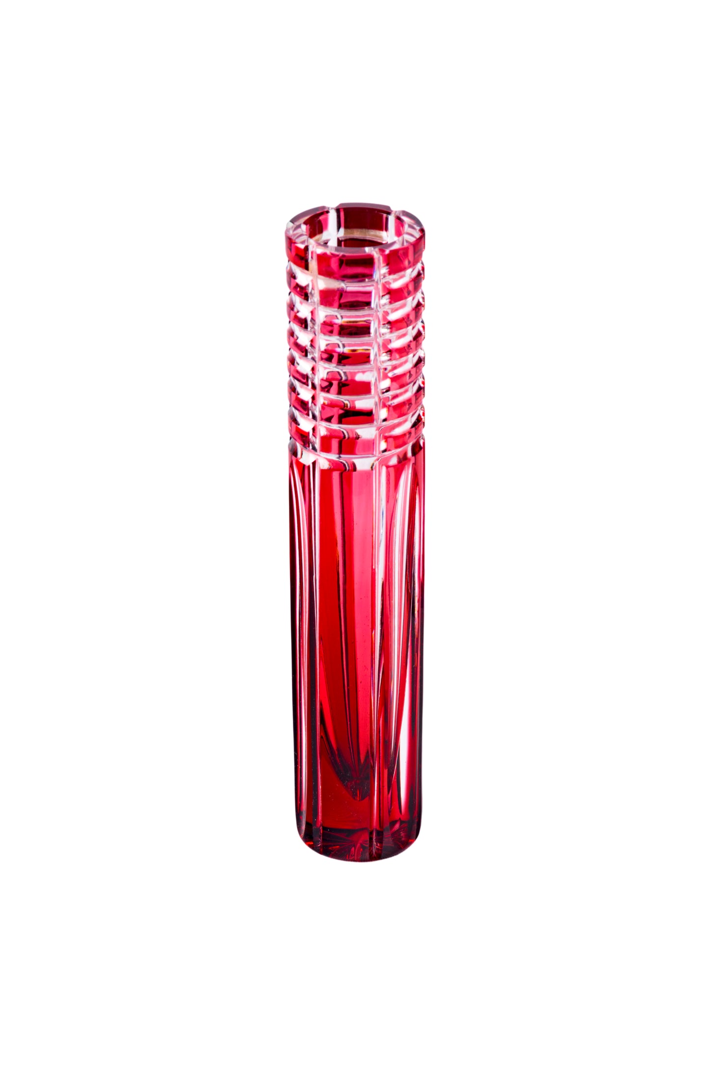 CAESAR CRYSTAL BOHEMIAE - Vase Nora - Wild Cherry Wonder.