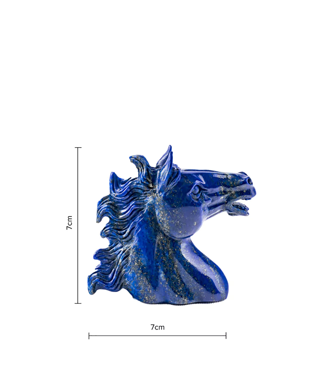 JIRI PACINEK - Blue Horse Showpiece - Add warmth and visual delight to your room with this unique decor