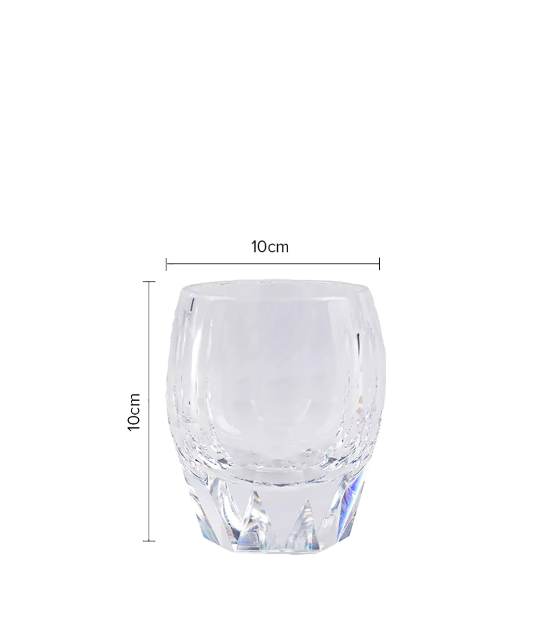 MOSER- Cubism Tumbler - Each artifact of this collection  is an original.