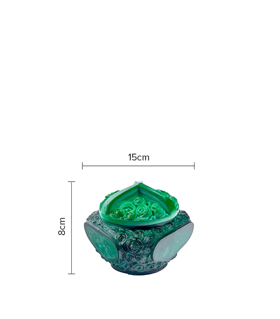 HALAMA - Demeter Rose Meadows- Delicate Green Mini Box for Valuables.