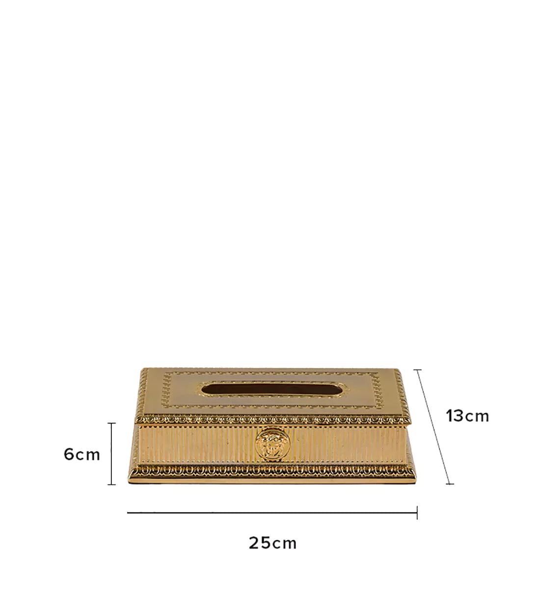 VERSACE- Napkin Dispenser - Gold Is on My Mind - 24k Gold Plated.