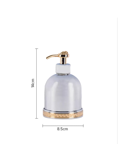 VERSACE - LIQUID SOAP DISPENSER - Sliver & 24k Gold Plated - Size – 14