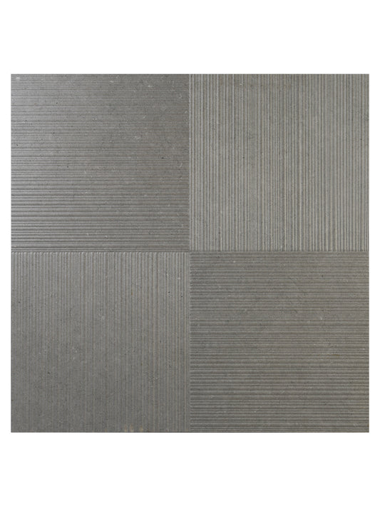 Ceramiche Piemme - London Grey Intreccio (Briq-154) - The London Grey Interco is designed to perfection with fine intricate lines in alternating pattern.