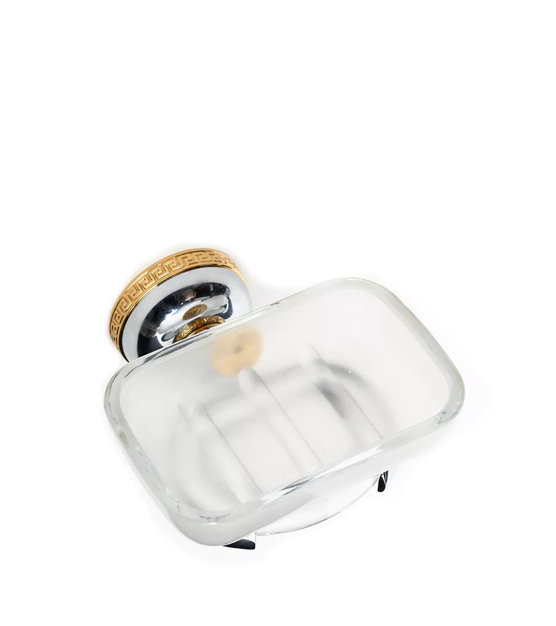 VERSACE - Opaque Soap Holder with Stand - The Perfect Soap Holder for a Clean and Clutter-Free Bathroom