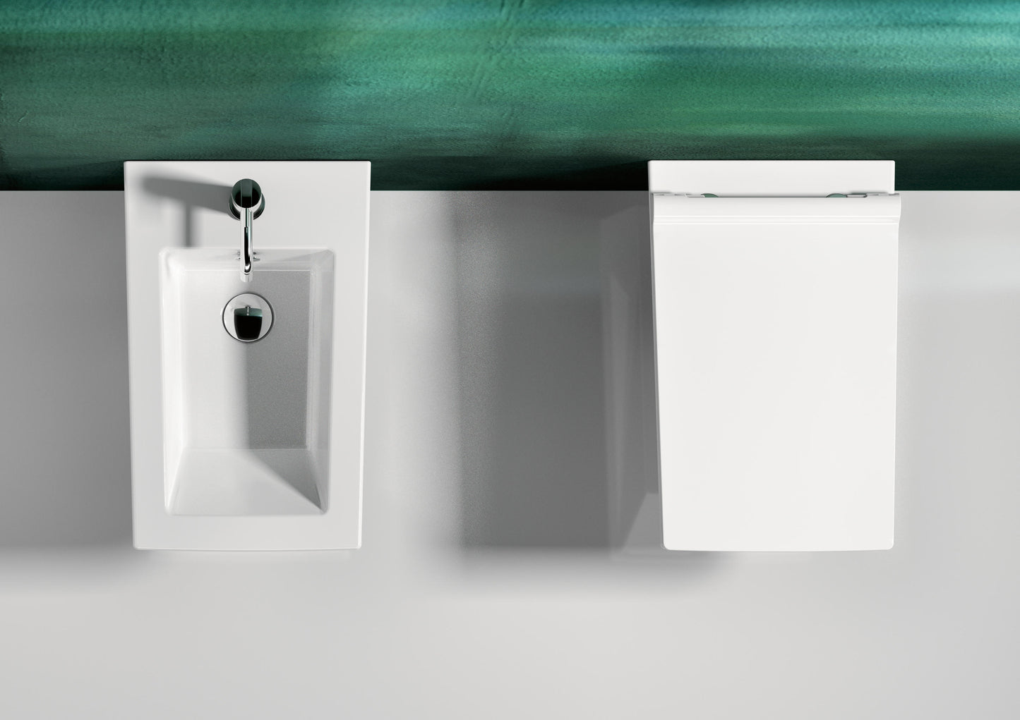 CATALANO _ 1VSST00 - Star Wall Hung WC with Soft Close Seat Cover and Fixing Kit.