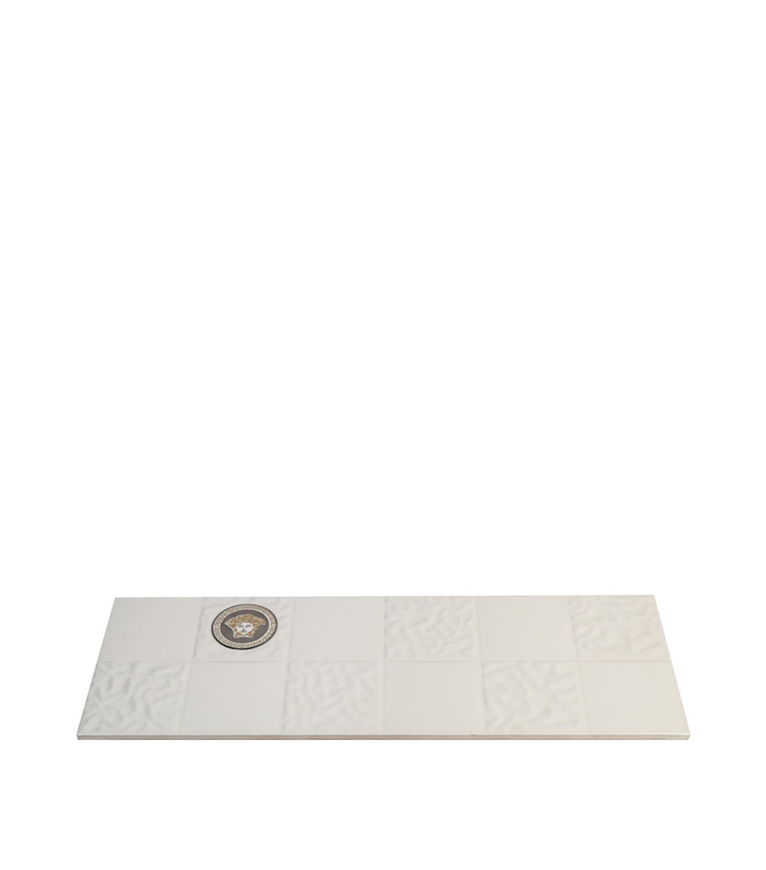 Versace Tiles - Decori Acqua/Dama Medusa (Logo) - Bianco