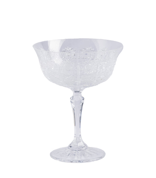 Caesar Crystal Bohemiae Wide Mouth Crystal Cut Glass