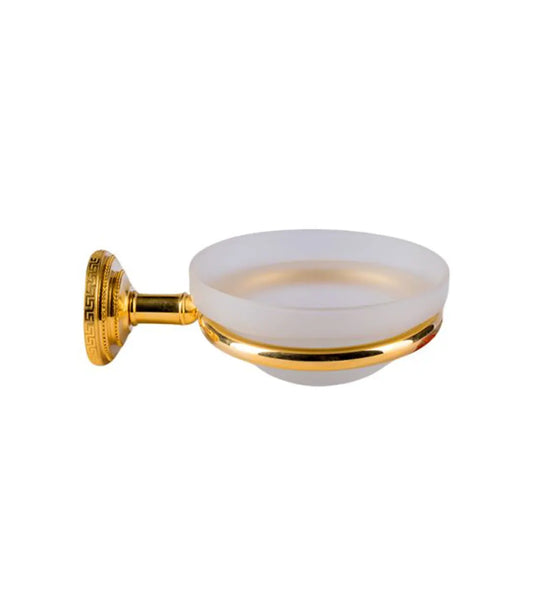 VERSACE - Soap Holder - Gold - Versace’s Magnific Dispenser.